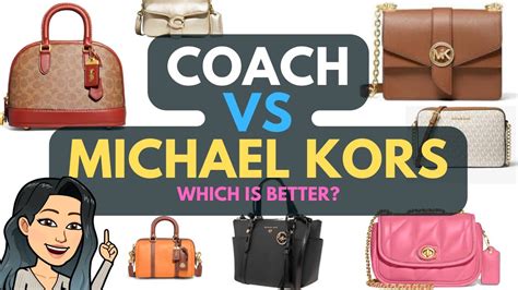 coach vs michael kors handbag|coach vs kors crossbody bag.